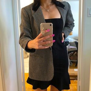 Houndstooth blazer